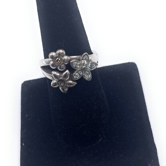 Brighton Flower Ring Size 8 (4535) - Picture 1 of 2
